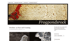 Desktop Screenshot of frogpondsrock.com