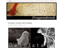 Tablet Screenshot of frogpondsrock.com